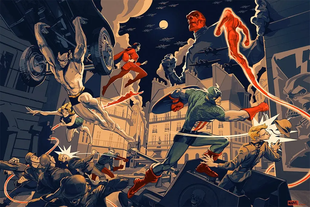 Golden Age Of Marvel Comics Poster 1