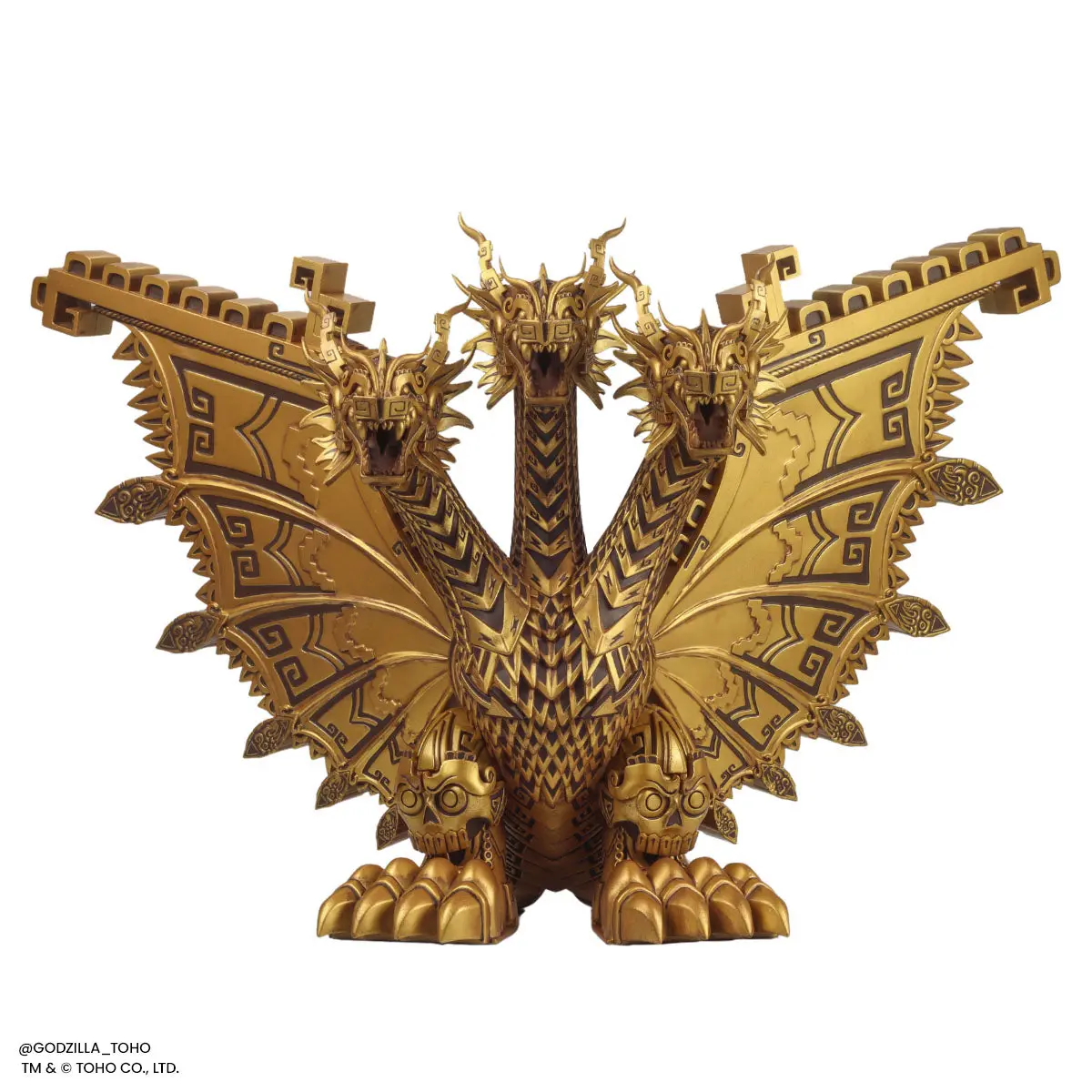 King Ghidorah - Vinyl Designer Figure By Urban Aztec - Relic Variant 1
