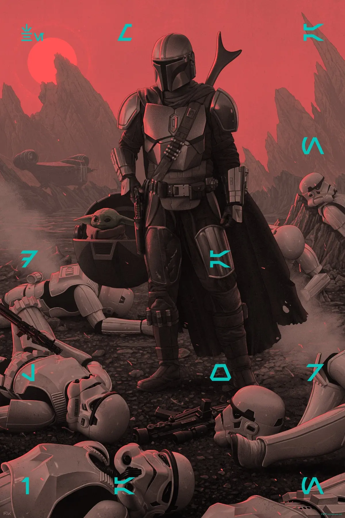 The Mandalorian: Season One (Variant) Poster 1