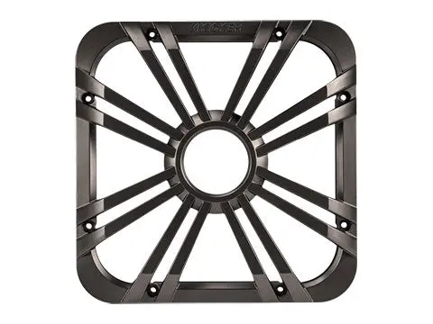 Kicker L712glc 12" Square Charcoal Led Grille 1