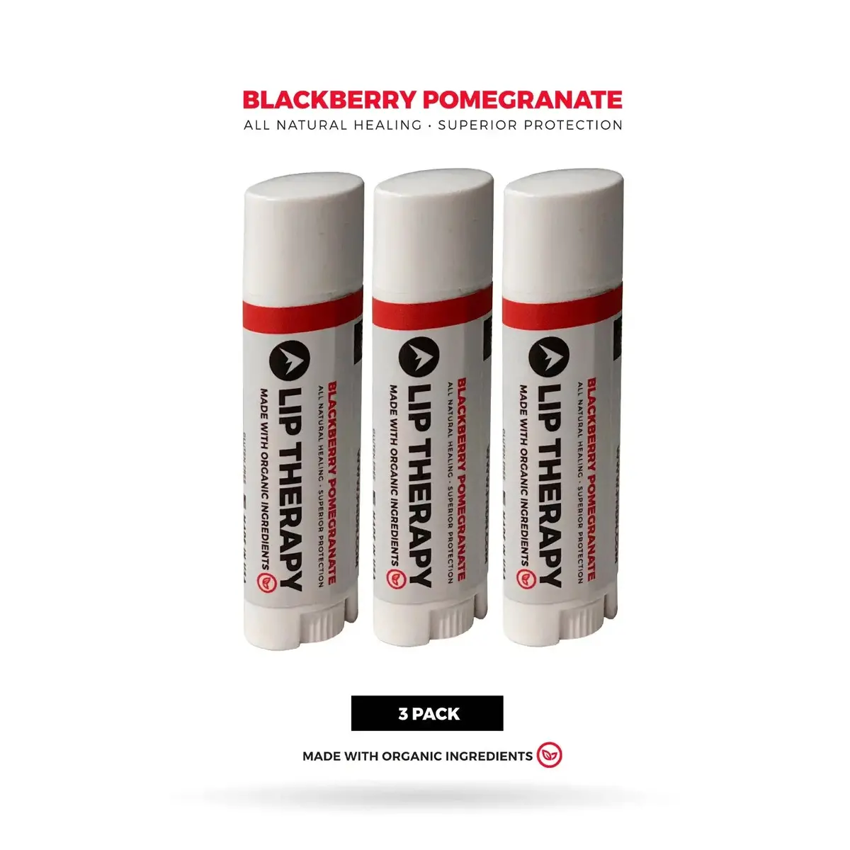 Fndn® Lip Therapy - Blackberry Pomegranate | 3-Pack 1