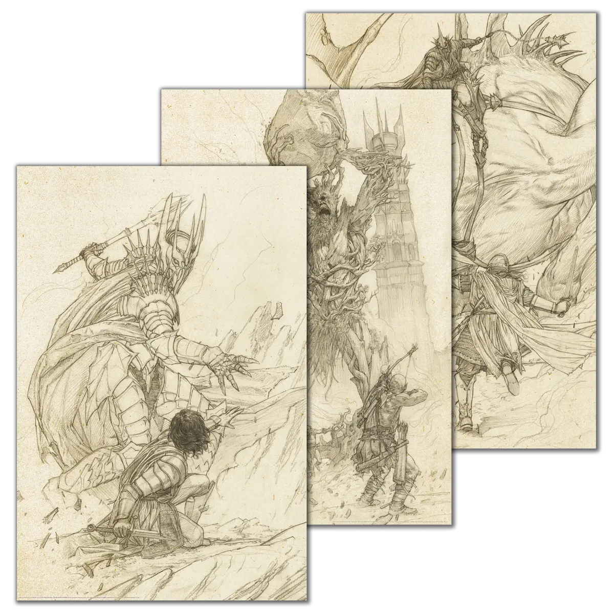 The Lord Of The Rings Trilogy Variant Poster Bundle 1