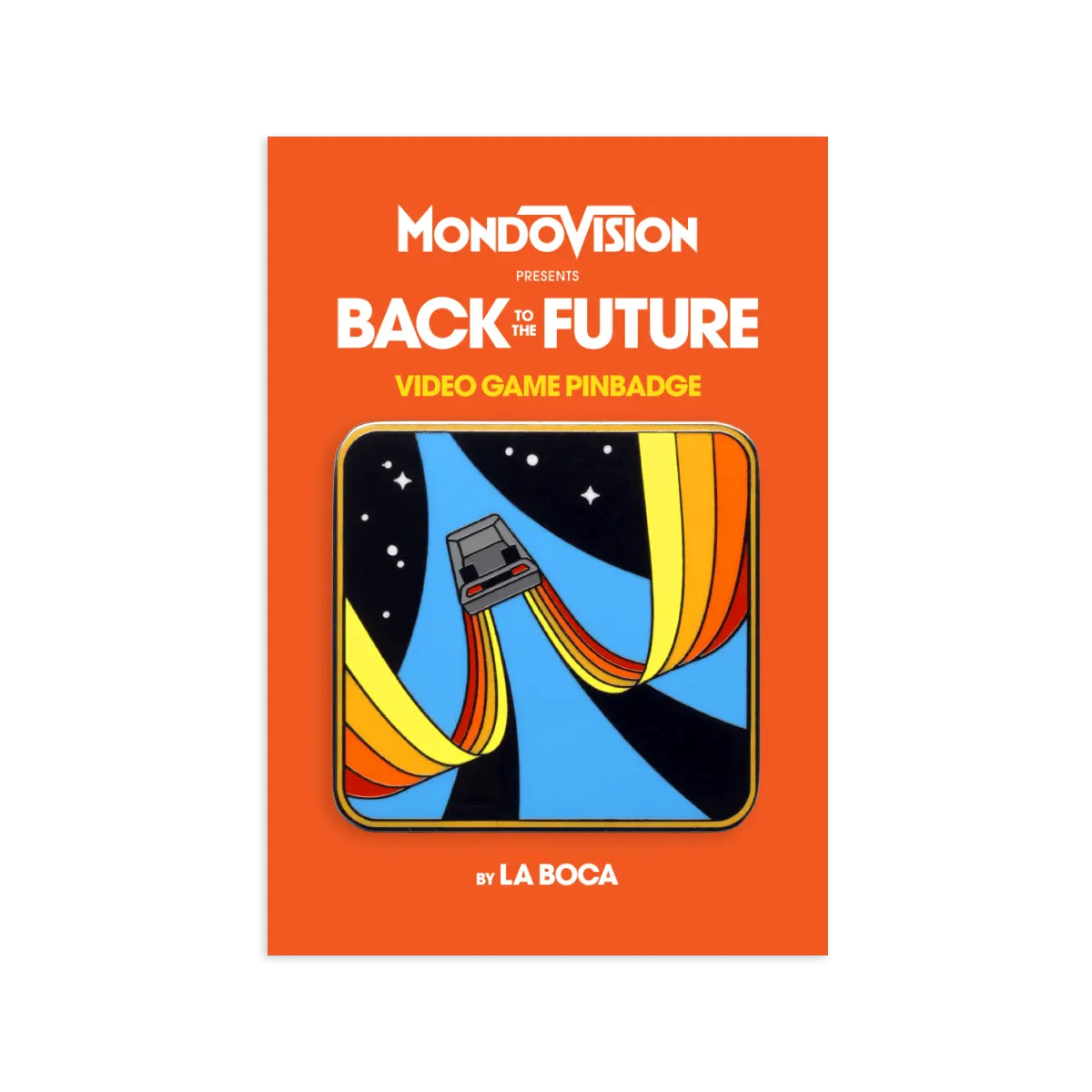 Back To The Future Mondovision Pin Badge 1