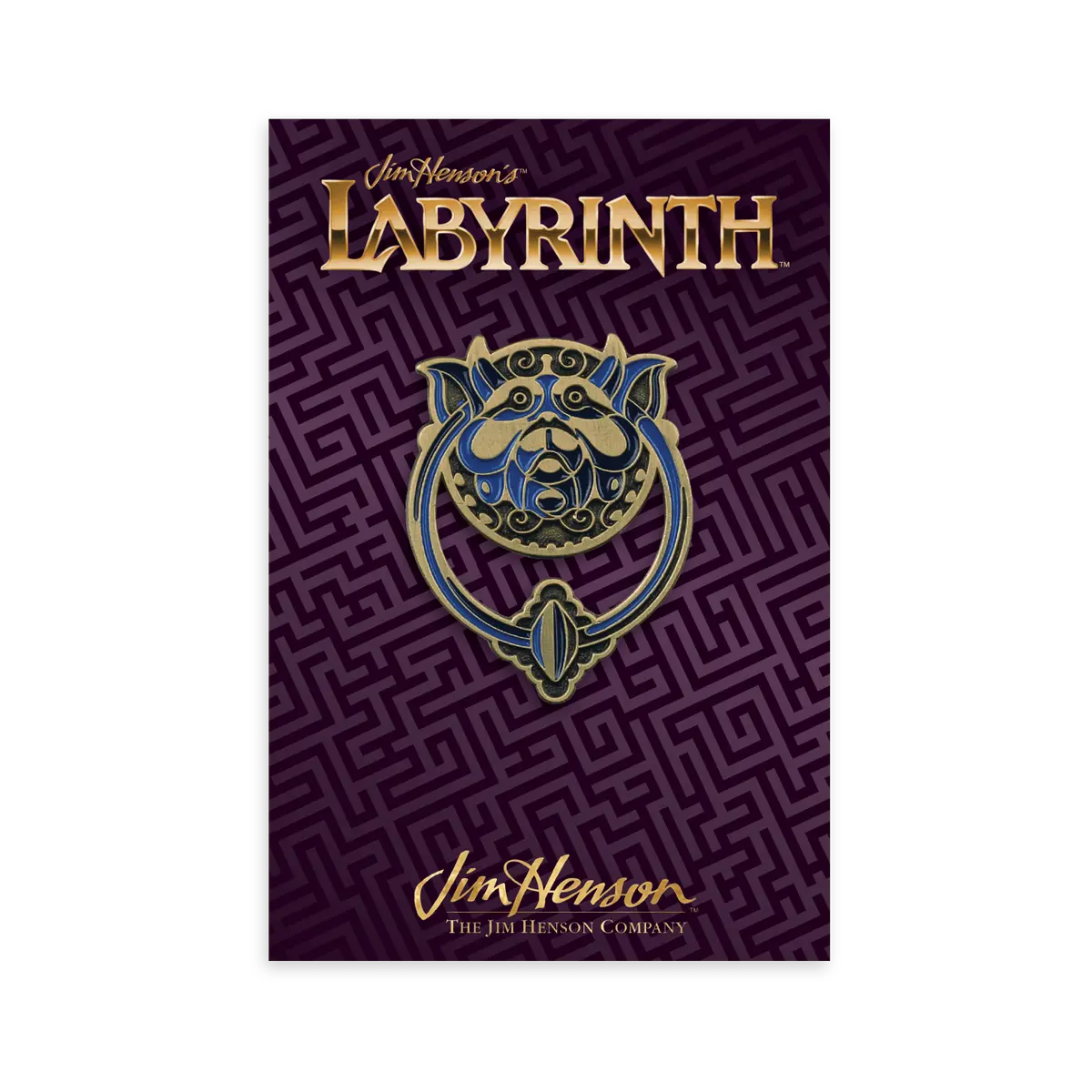 Labyrinth – Door Knocker (Left) Enamel Pin 1