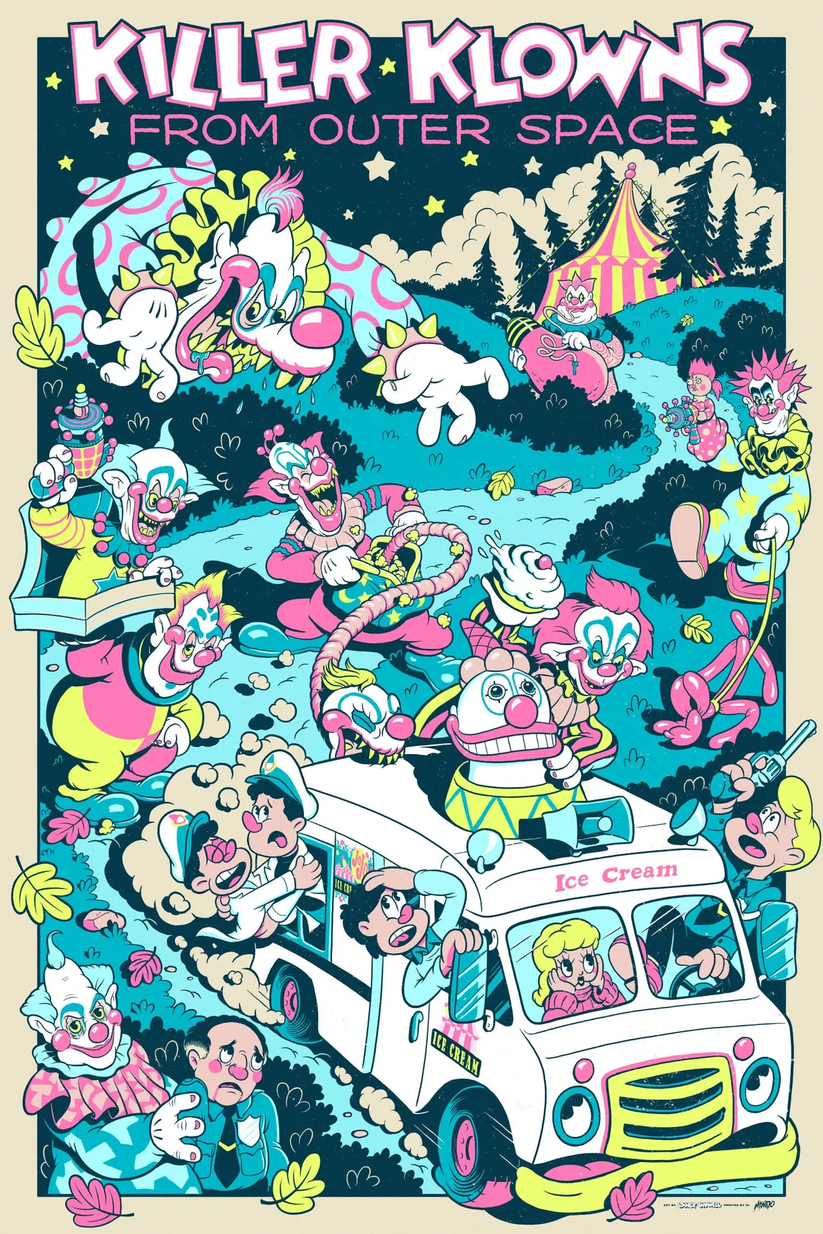 Killer Klowns From Outer Space Poster 1