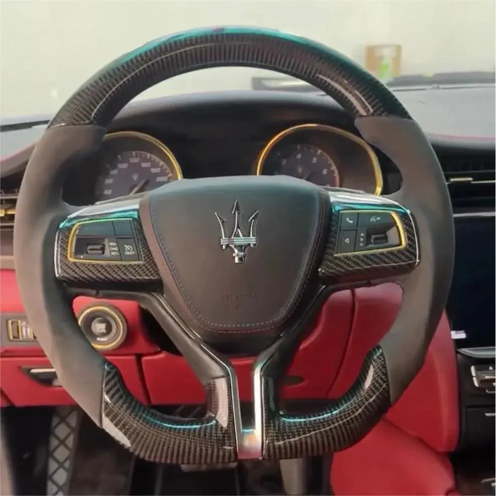 Maserati Ghibli Levante Quattroporte Upgrade Carbon Fiber Steering Wheel |Ttd Craft 1