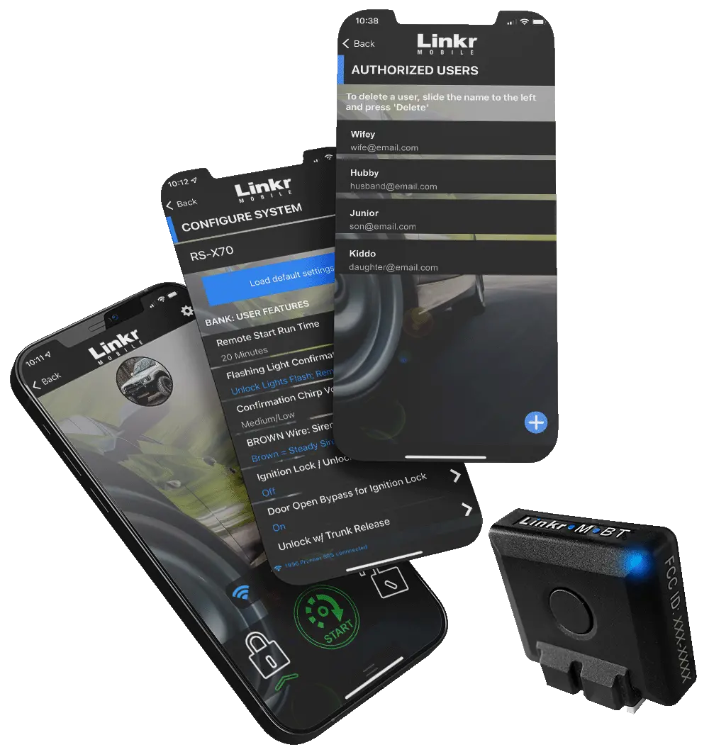 Omega Linkr-Mbt Bluetooth Smartphone Vehicle Control 1