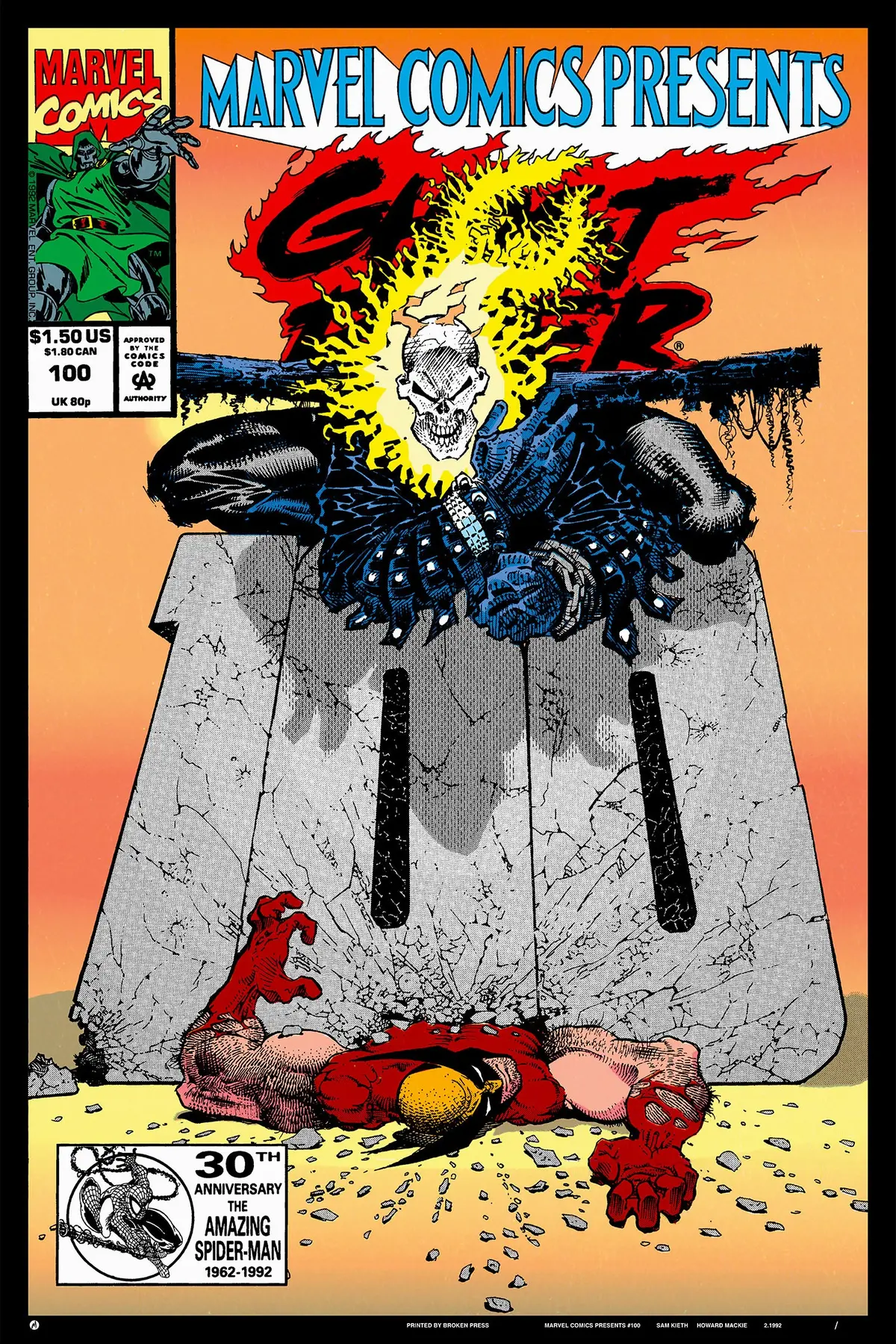 Marvel Comics Presents #100 Poster 1