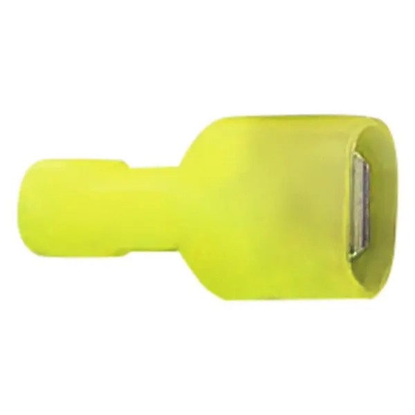 Xscorpion Md250nfy Nylon Fully Insulated Male Quick Disconnects 12/10 Gauge Yellow 1