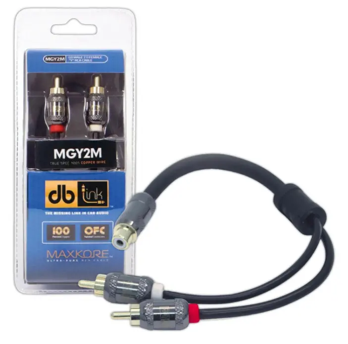 Dblink Mgy2m Maxkore Ofc Rca 2-Male To 1-Female Splitter 1