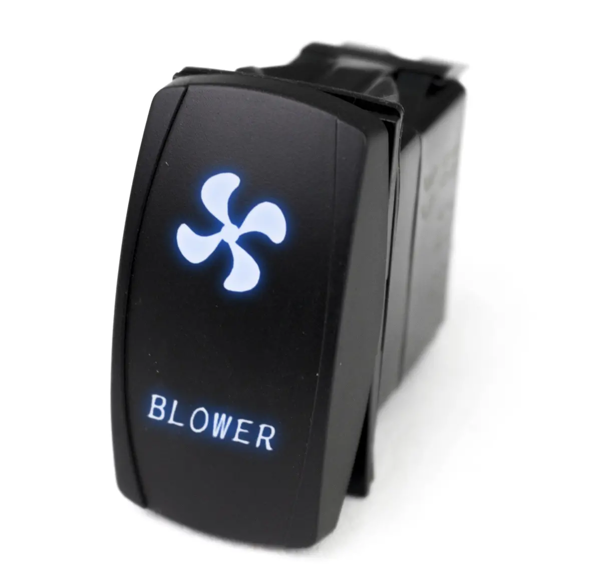 Led Rocker Switch W/ Blue Or White Led Radiance (Blower) 1