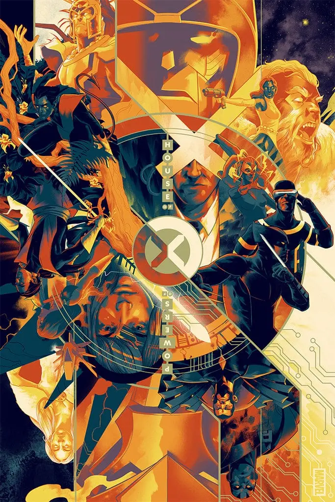 X-Men: House Of X/Powers Of X Screenprinted Poster 1