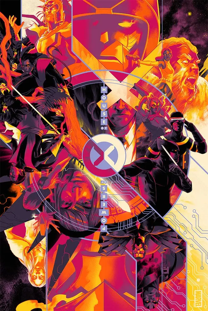 X-Men: House Of X/Powers Of X Variant Screenprinted Poster 1