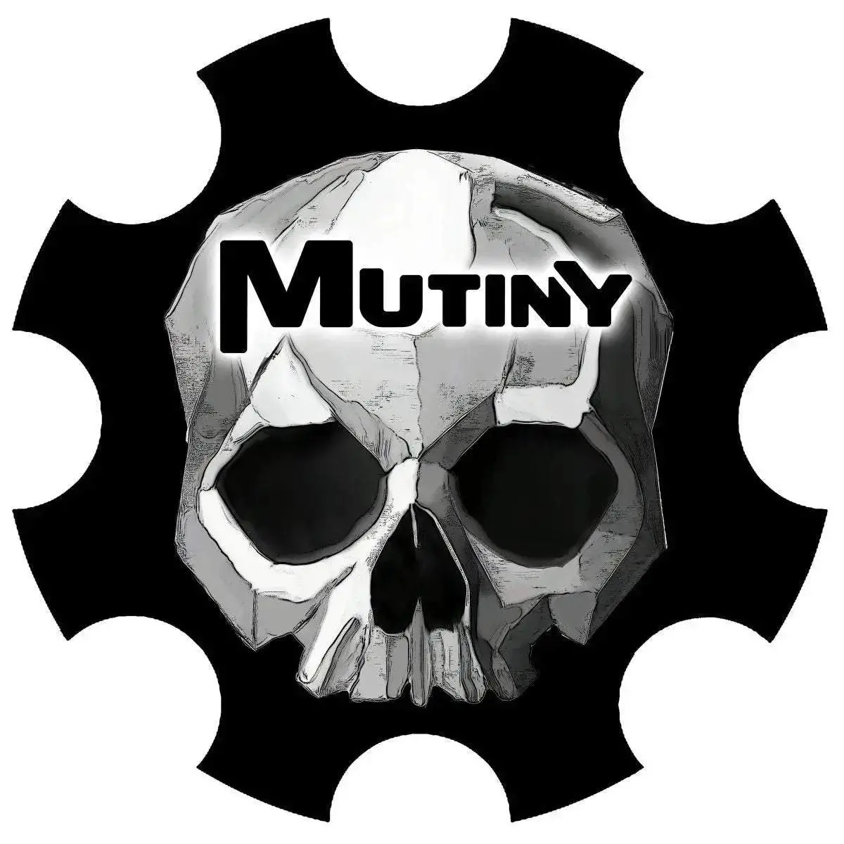 Mutiny New Skull Sticker 1