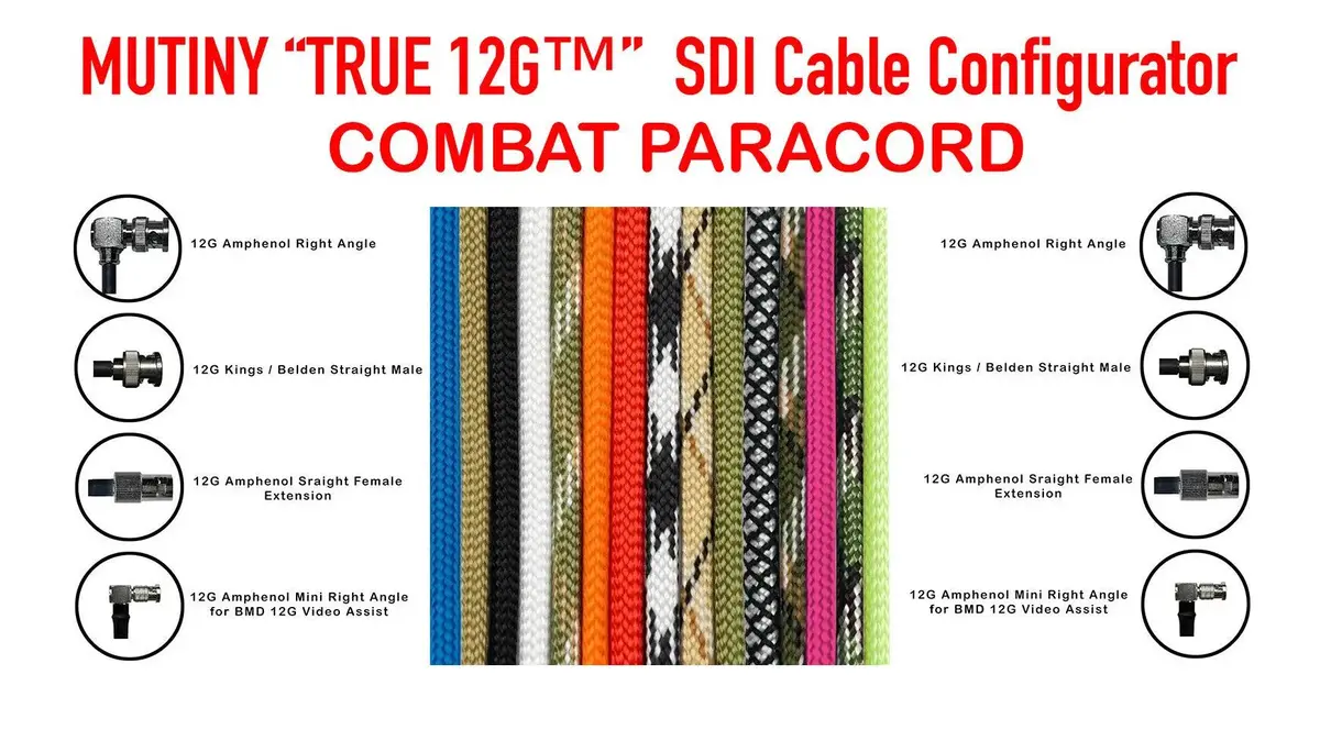 12G Cable Configurator “True 12G™” Sdi Paracord 1