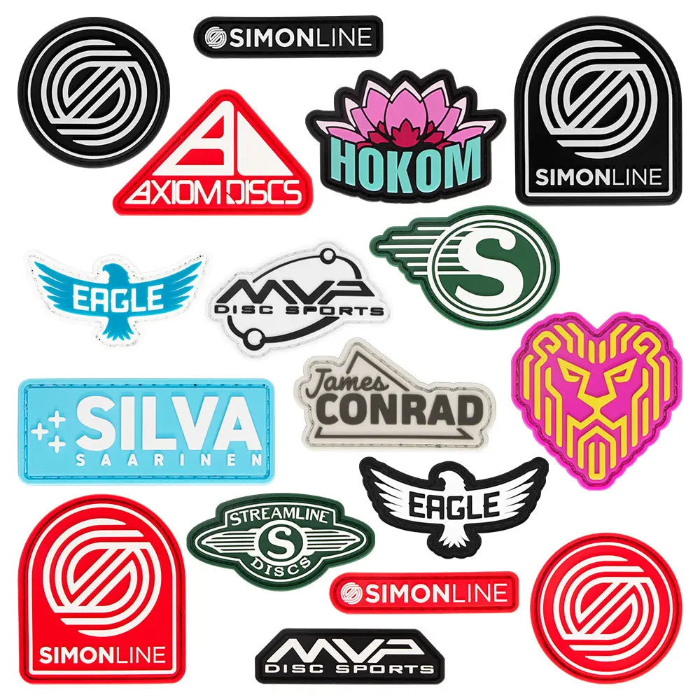 Mvp/Axiom Player And Company Logo Velcro Patches 1