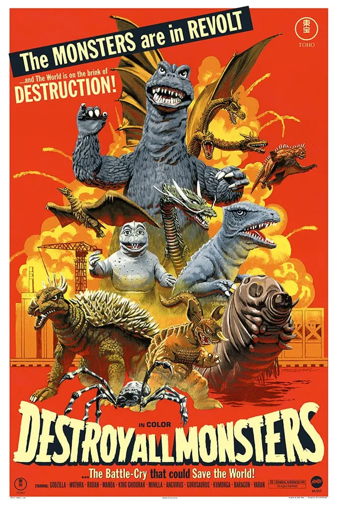 Destroy All Monsters Poster 1