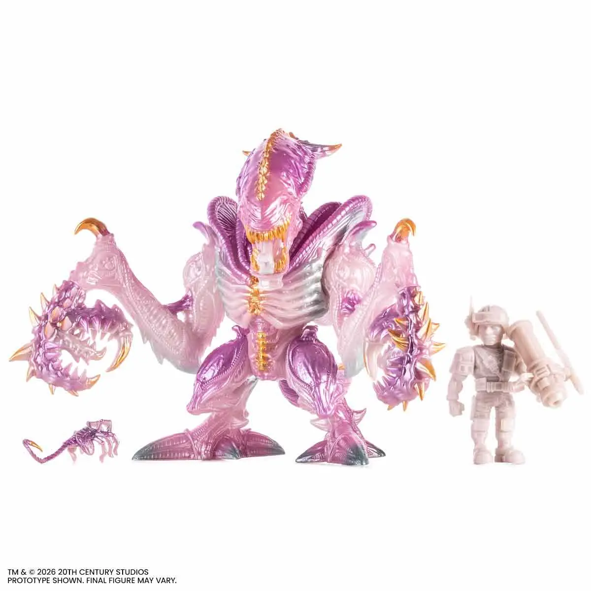 Aliens - Mantis Alien Soft Vinyl Figure - Cherry Blossom Glow In The Dark Variant 1