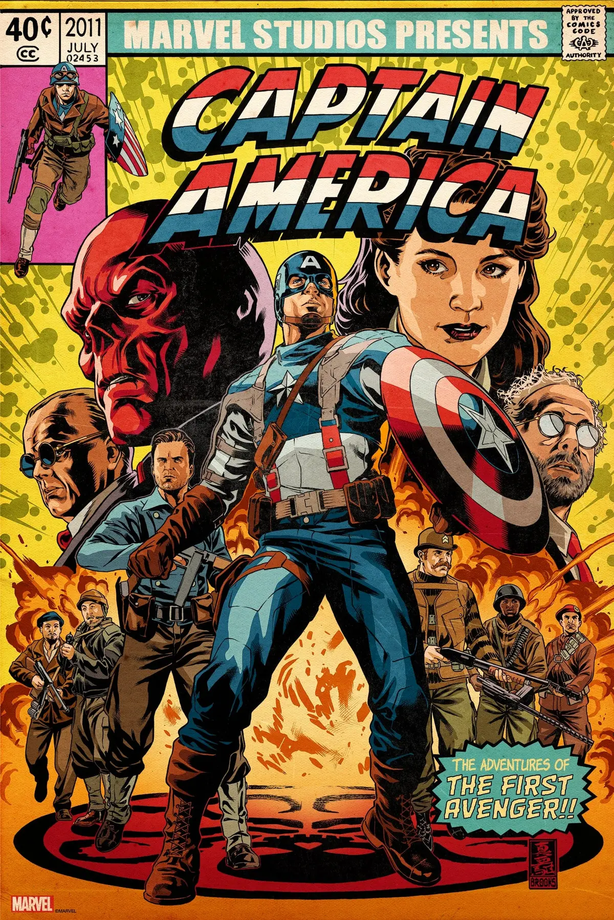 Captain America: The First Avenger Poster 1