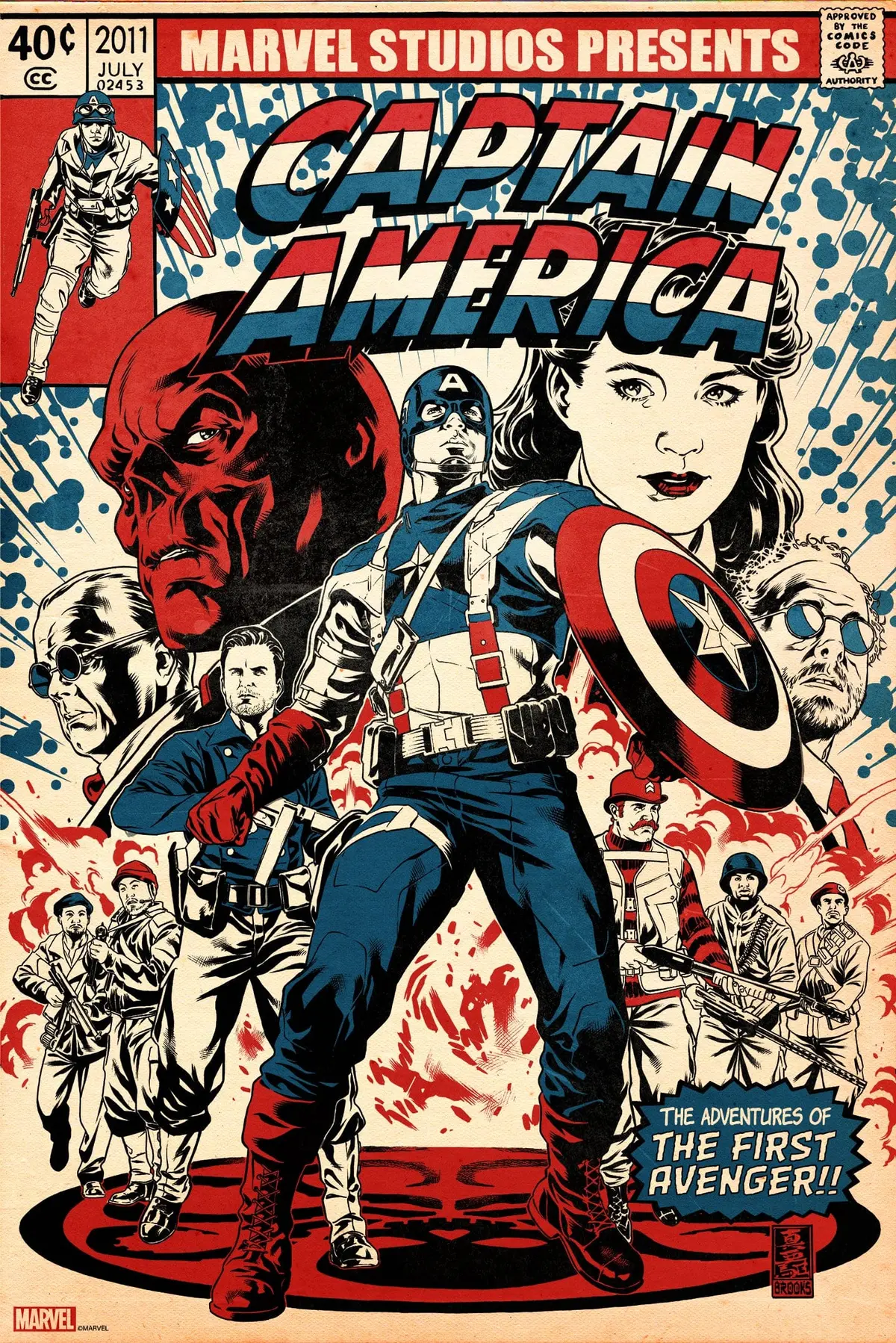 Captain America: The First Avenger Variant Poster 1