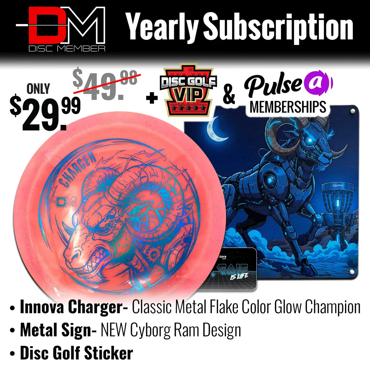 Discmember Disc Golf *Yearly* Subscription 1
