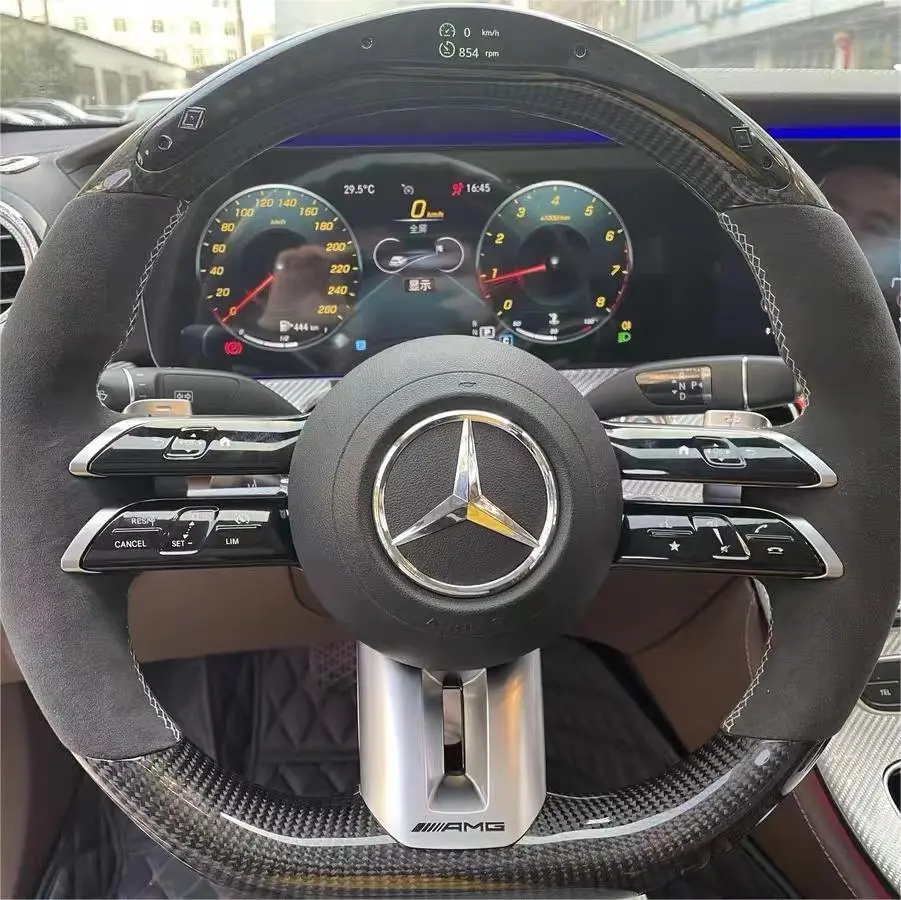 Custom Carbon Fiber Steering Wheel For Mercedes-Benz C118 Amg | Ttd Craft 1