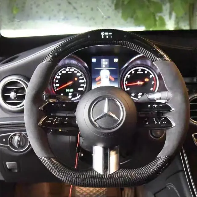 Custom Carbon Fiber Steering Wheel For Mercedes-Benz C43 Amg | Ttd Craft 1