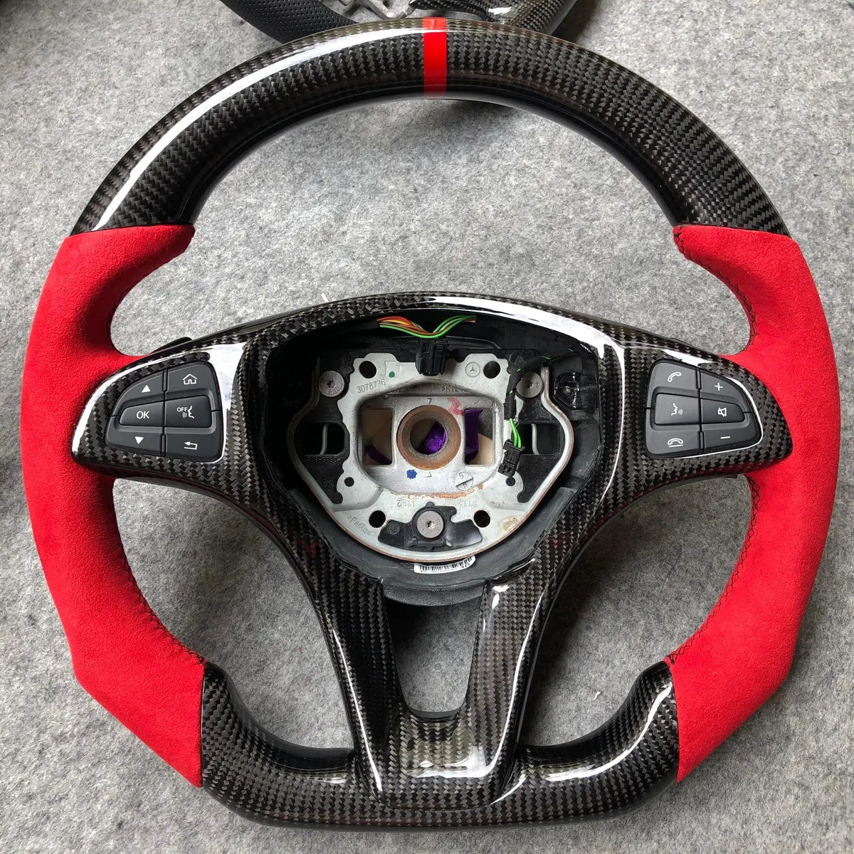 Carbon Fiber Steering Wheel For Mercedes-Benz C350 | Ttd Craft 1