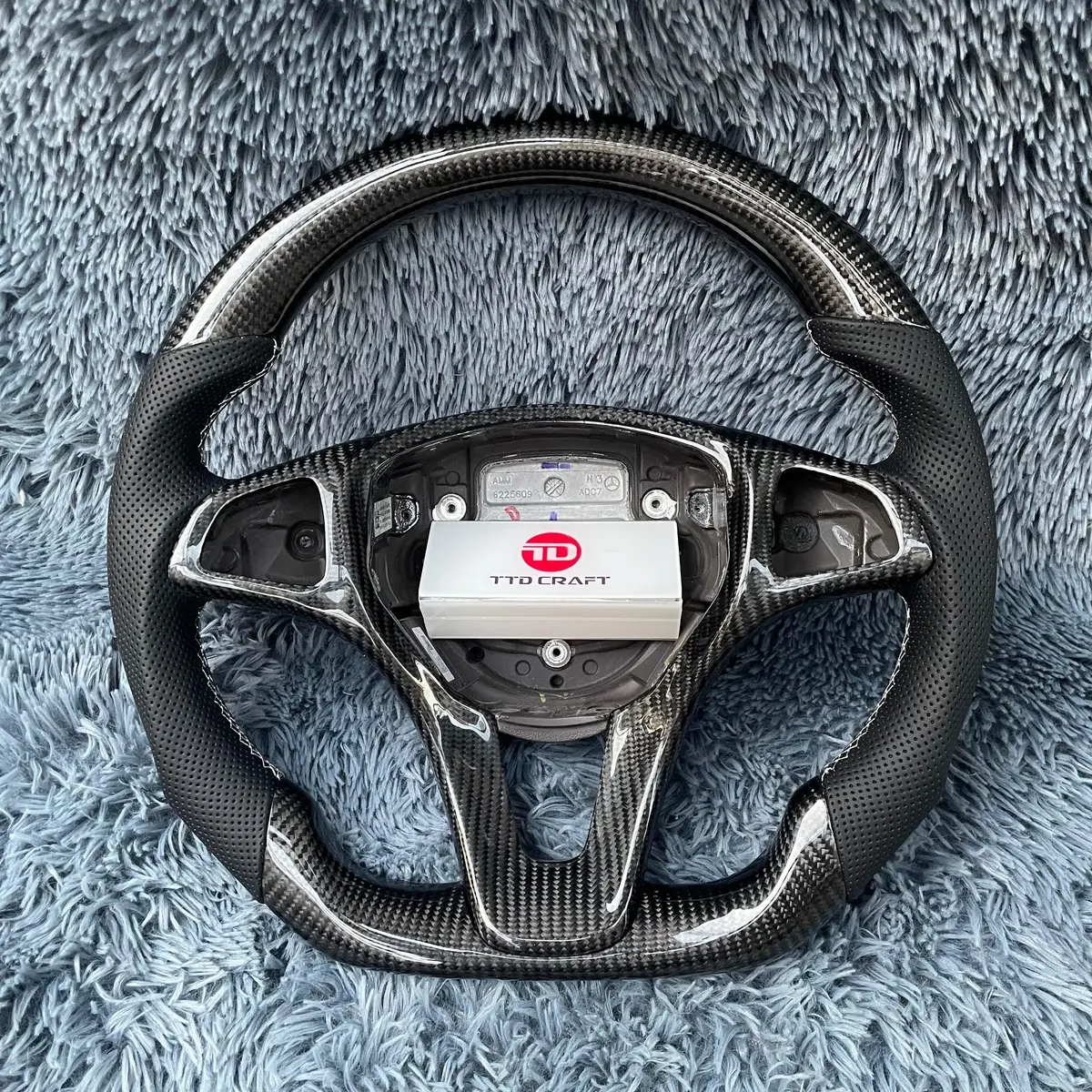 Carbon Fiber Steering Wheel For Mercedes C180 | Ttd Craft 1