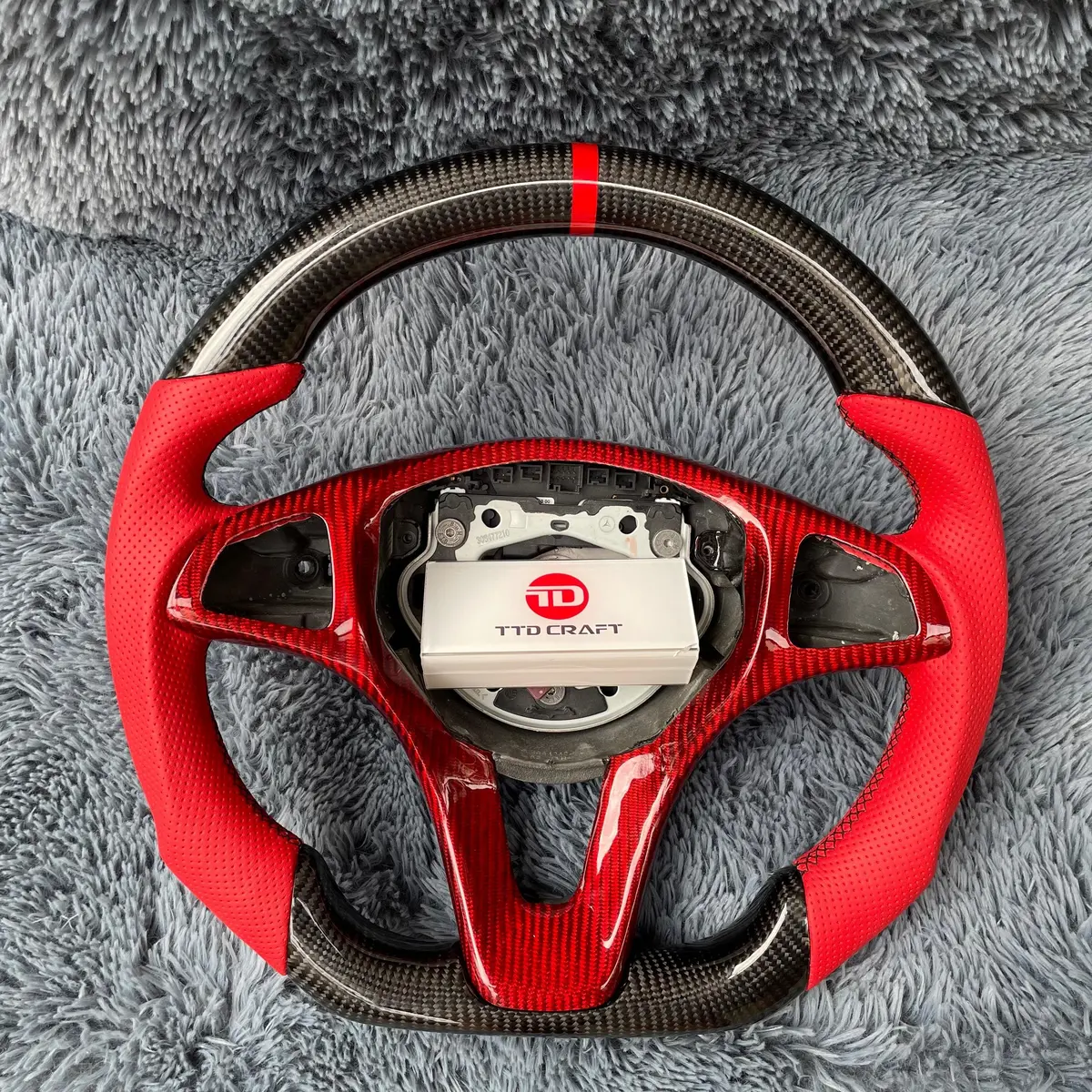 Carbon Fiber Steering Wheel For Mercedes C350 | Ttd Craft 1