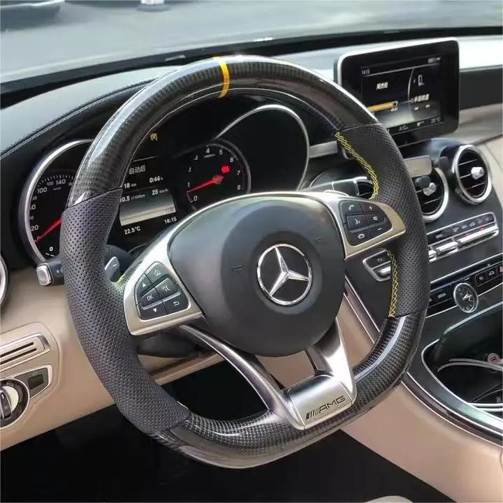Carbon Fiber Steering Wheel For Mercedes C43 Amg | Ttd Craft 1
