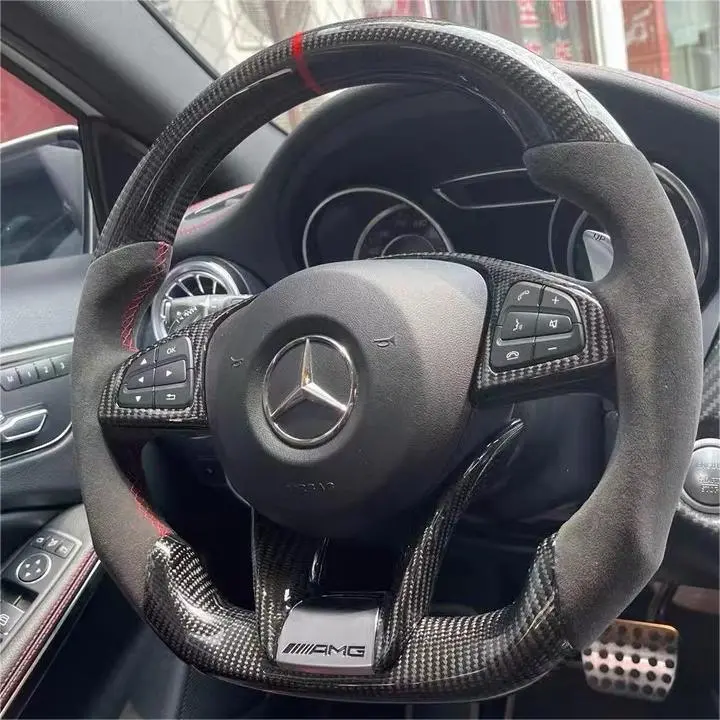 Carbon Fiber Steering Wheel For Mercedes Cla45 Amg | Ttd Craft 1
