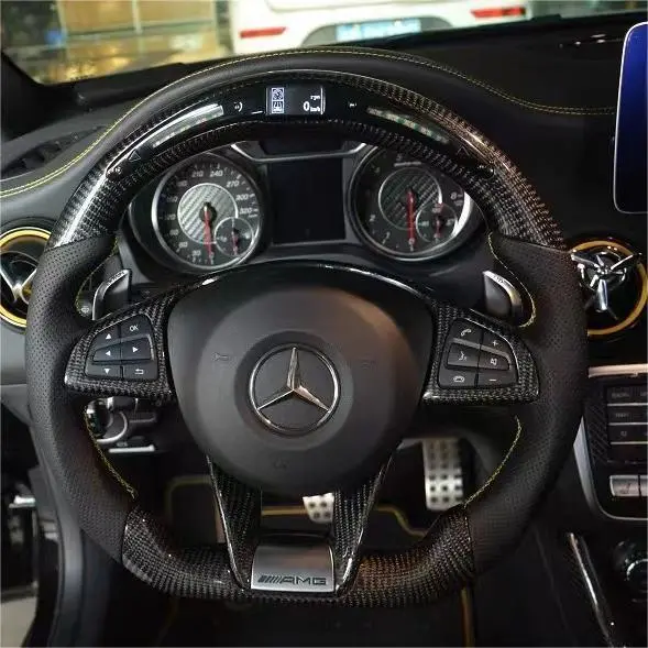 Carbon Fiber Steering Wheel For Mercedes Cls63 Amg | Ttd Craft 1