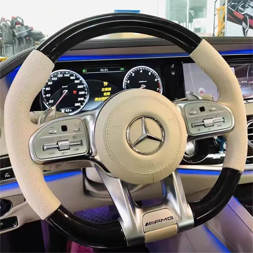 809 Amg Carbon Fiber Steering Wheel For Mercedes Benz Gls63 Amg X167 | Ttd Craft 1