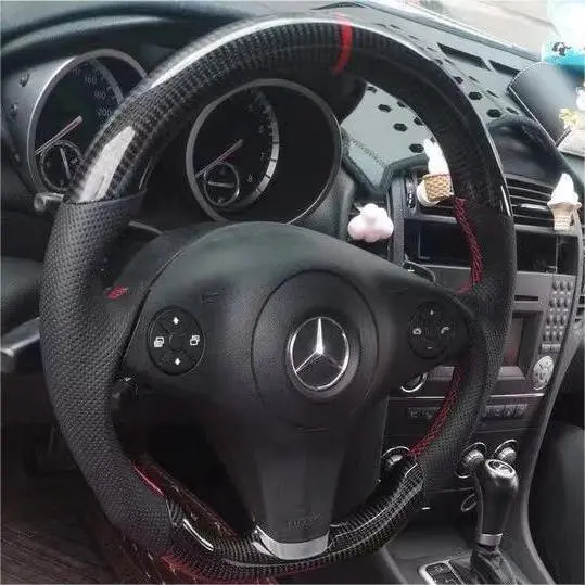 Carbon Fiber Steering Wheel For Mercedes R171 Sl63amg | Ttd Craft 1