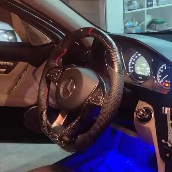 Carbon Fiber Steering Wheel For Mercedes W176 Glk350 | Ttd Craft 1