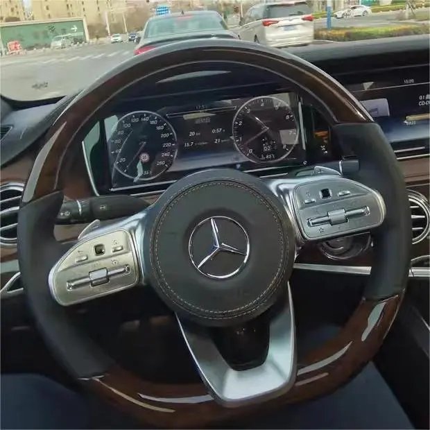 Custom Wood Grain Steering Wheel For Mercedes W177 W247 | Ttd Craft 1