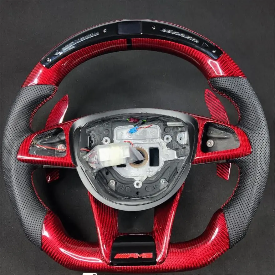 Carbon Fiber Steering Wheel For Mercedes W205 Amg | Ttd Craft 1