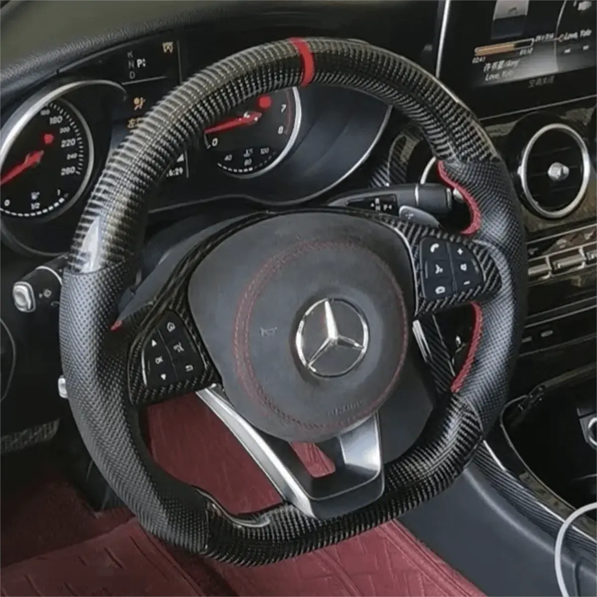 Carbon Fiber Steering Wheel For Mercedes W205 | Ttd Craft 1