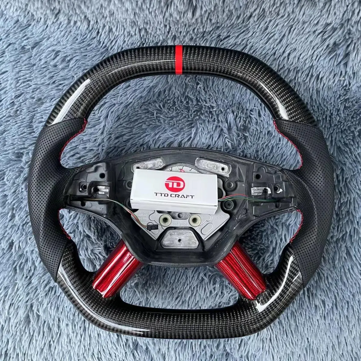 Carbon Fiber Steering Wheel For Mercedes X164 W251 | Ttd Craft 1