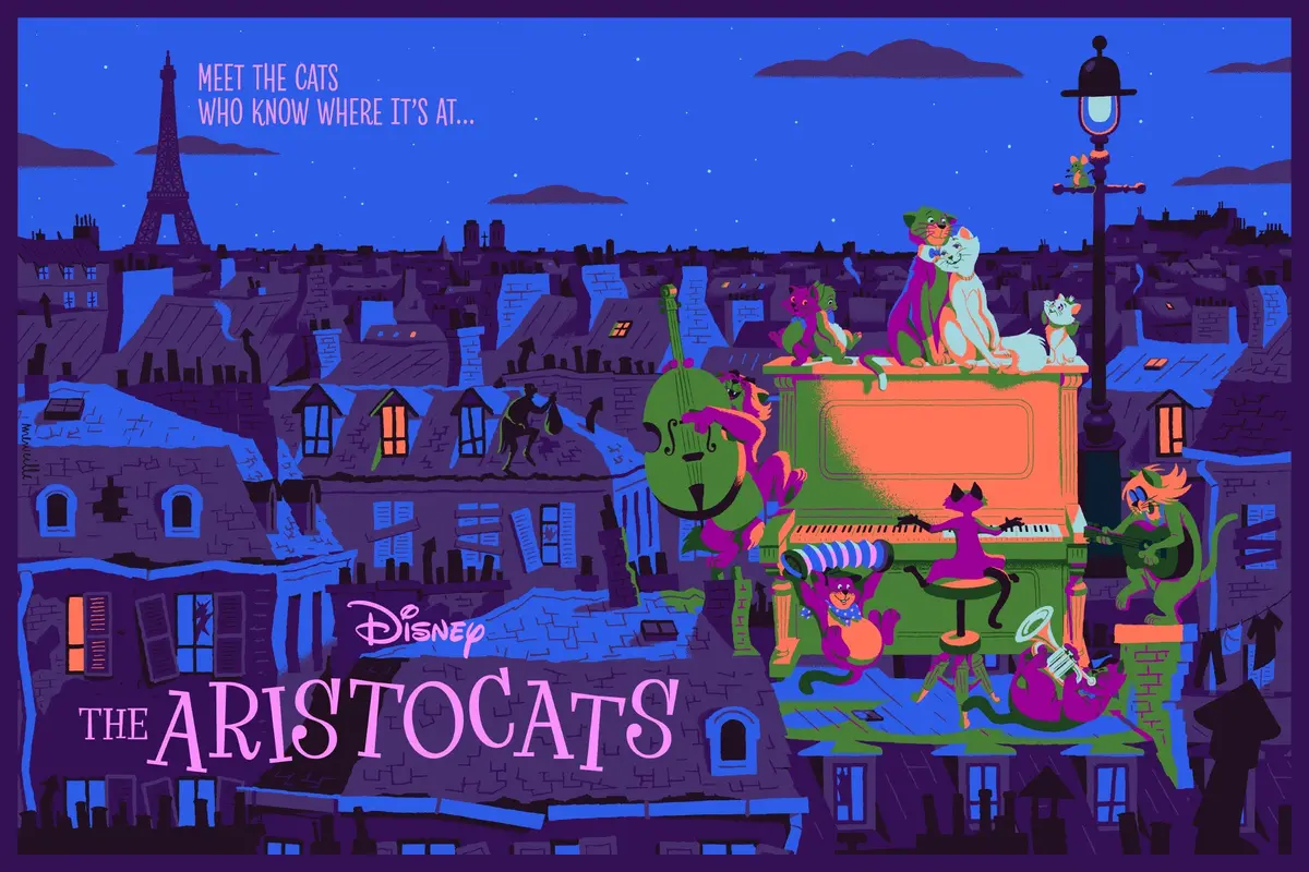 The Aristocats (Variant) Poster 1