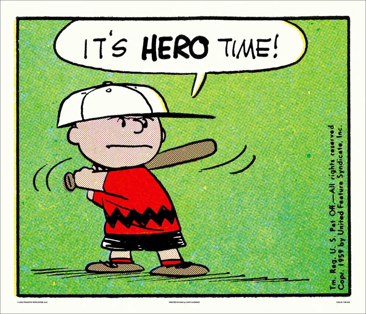 Peanuts It's Hero Time Poster 1
