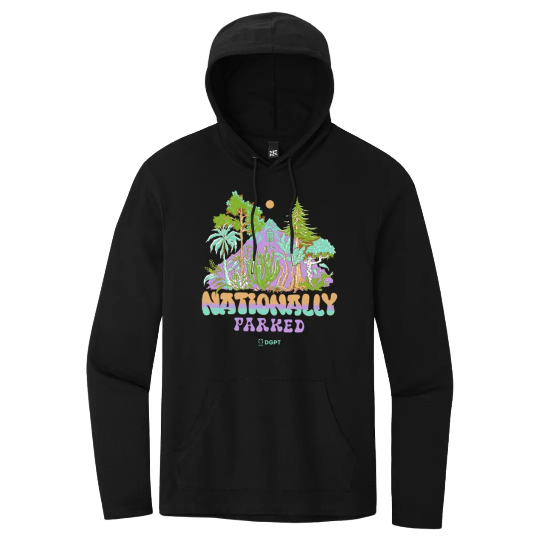 Naturally Parked Featherweight Hoodie - Black 1
