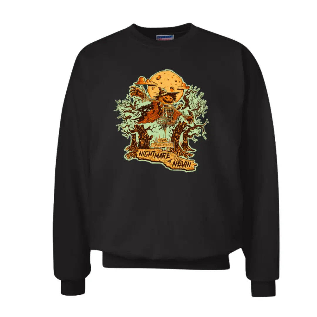 Dgpt Championship "Nightmare At Nevin" Crew Neck Sweatshirt - Black 1