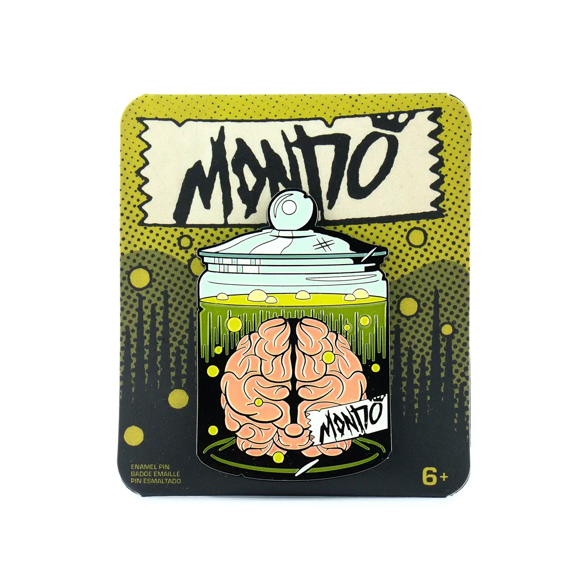 Mondo Pickled Brain Enamel Pin 1