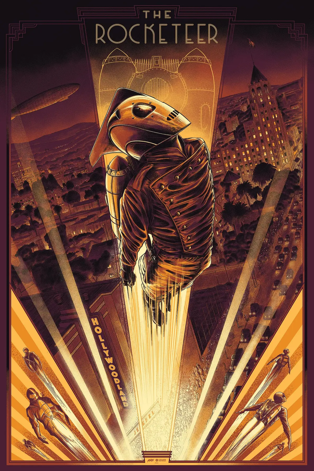 Mondo X Cyclops Print Works Print #21: The Rocketeer 1
