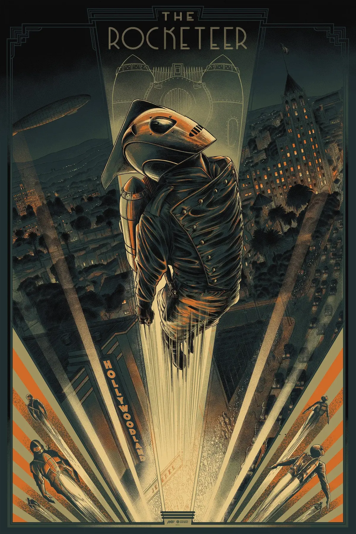 Mondo X Cyclops Print Works Print #21: The Rocketeer (Variant) 1
