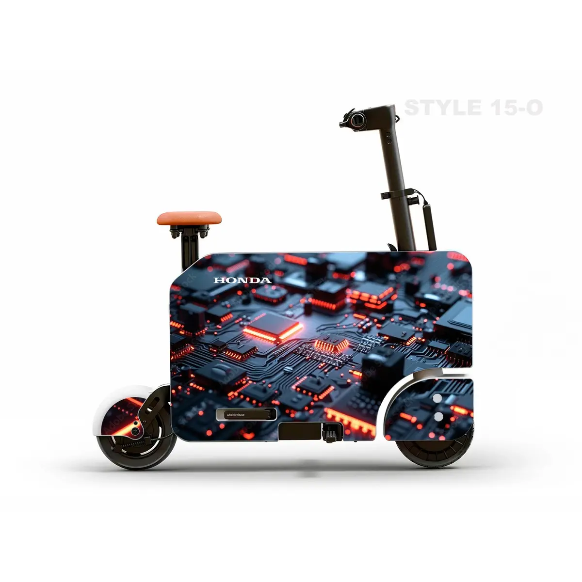 Honda Motocompacto Skin | Graphic Overlay | Style 15-0 1