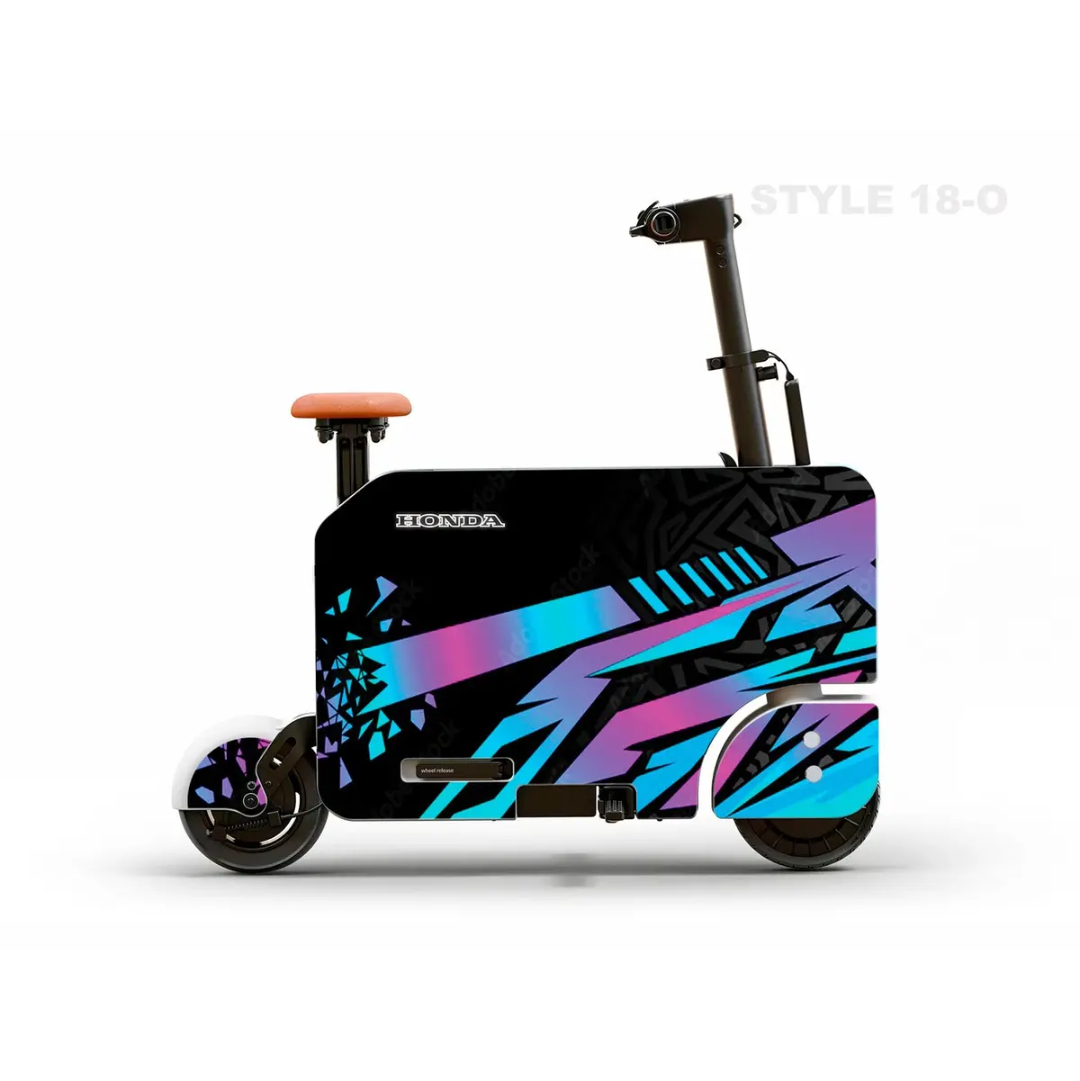 Honda Motocompacto Skin | Graphic Overlay | Style 18-0 1