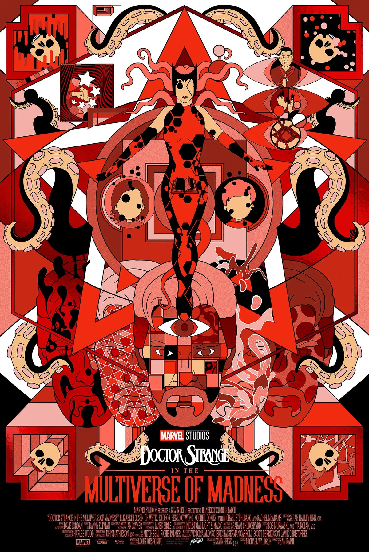 Doctor Strange In The Multiverse Of Madness (Red Foil Variant) Poster 1